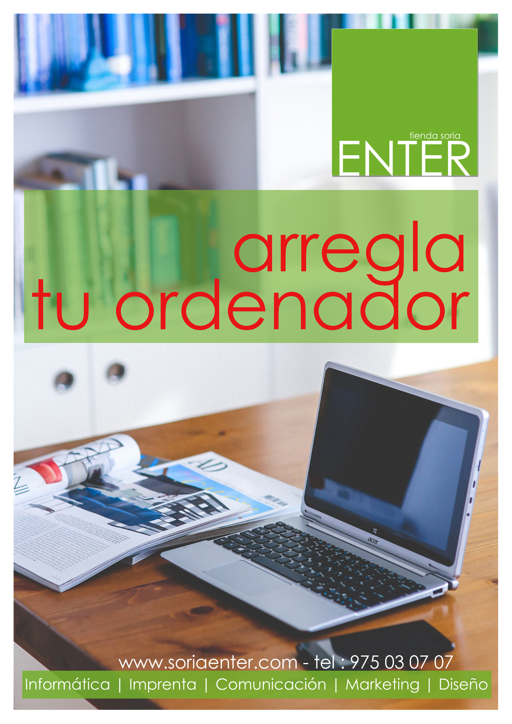 Reparación de ordenadores en Soria 